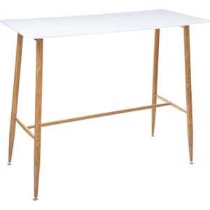 Bartafel 120 cm Maura Wit