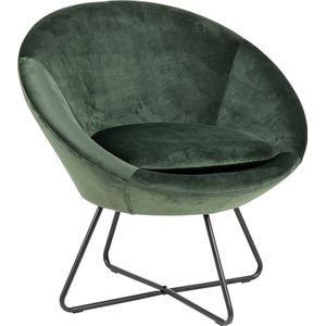 Velvet Fauteuil Lucena Groen