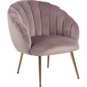 Velvet Fauteuil Cassian Roze