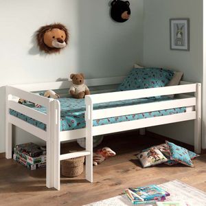 Halfhoogslaper 90 x 200 cm Fauna Wit