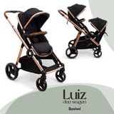 Baninni Duo Kinderwagen Luiz Rose Gold