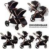 Baninni Duo Kinderwagen Luiz Rose Gold