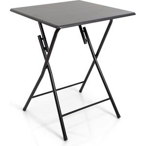 Milton & Oldbrook - Plooitafel - Vierkant - MDF - Metaal - 60 x 60 x 75 cm