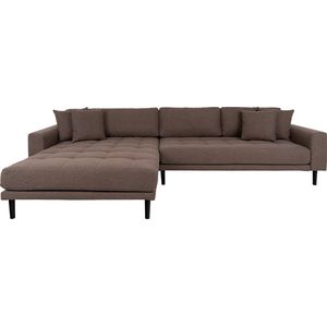 Hoekbank Milo Lounge Sofa Links Bruin