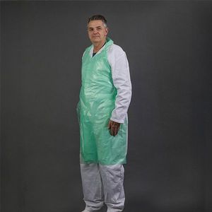 HY@PRO - PE-schort - Groen - Gewafeld - 100 stuks - 80 x 125 cm - 25µ