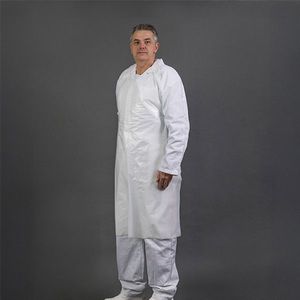 HY@PRO - PE-schort - Wit - Gewafeld - 80 x 125 cm - 100 stuks