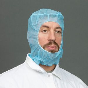 HY@PRO - Non Woven Beschermkap - Blauw - Zonder Mondmasker - 50 Stuks