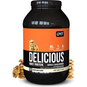 QNT Delicious Whey Protein Creamy Cookie 908 Poeder