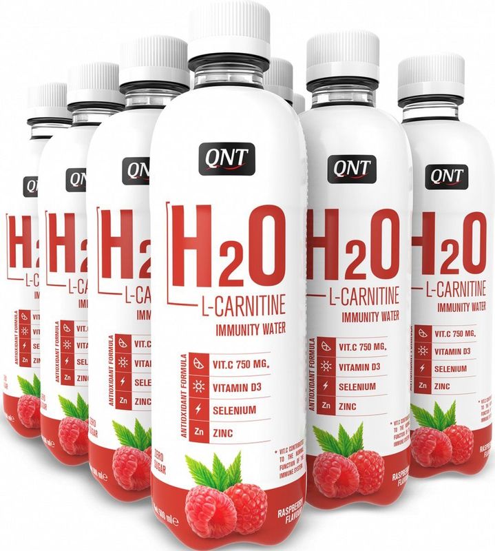 QNT - Immunity Water + L-carnitine (12x500ml) Raspberry
