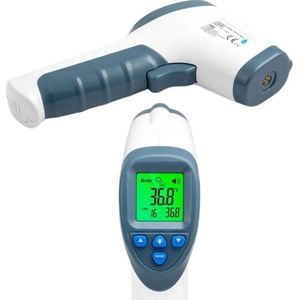 Wellhealth - Contactloze Infraroodthermometer - Thermometer - 32 Geheugenplaatsen