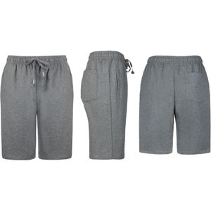 Milanoro - Korte Broeken - Donkergrijs - Regular Fit - Ademend