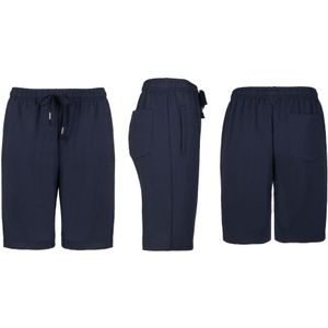 Milanoro - Korte Broeken - Navy - Regular Fit - Ademend