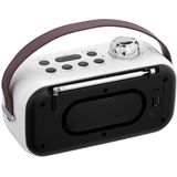 Vlectro - DAB+ Radio - Bluetooth - Retro Design - Kunstleder Draagriem
