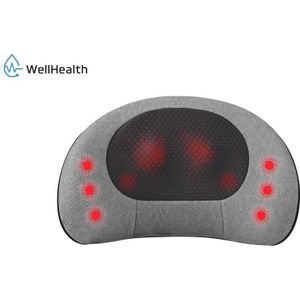 Wellhealth - Massageapparaat - Ondersteuning voor Onderrug - 2 Intensiteitsniveaus - Met Warmtefunctie