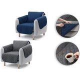 Waterafstotende Zetelbeschermer - Bruin-Beige - 3-zit