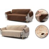 Waterafstotende Zetelbeschermer - Bruin-Beige - 3-zit