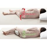 Wellhealth - Ergonomisch Kniekussen - 100% Memory Foam - Afneembare Hoes - 25,5 x 23 x 12,8 cm