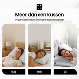 Perfect Sleep - Hoofdkussen - Wit - Memory Foam - 2 Stuks