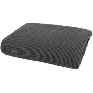 Zachte Stretch Zetelbeschermer - Donkergrijs - 2-zit