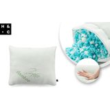 Home&Comfort - Bamboo Memory Foam Hoofdkussen - Antibacterieel - Anti-Huisstofmijt