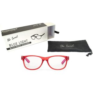 Veiligheidsbrillen - Rood - Sterkte +1,5