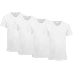 Milanoro - T-shirt - Wit - 100% Katoen - Extra Lang