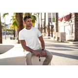 Milanoro - 4-pack Katoenen T-shirts - Navy - V-hals