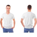 Milanoro - Extra Lange T-shirts - Navy - 4-pack - Ronde Hals