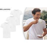 Bamboe T-shirts - Zwart - V-hals - 3 Stuks