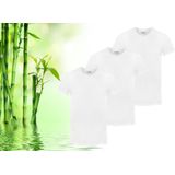 T-shirt - Wit - Katoen - Elastaan