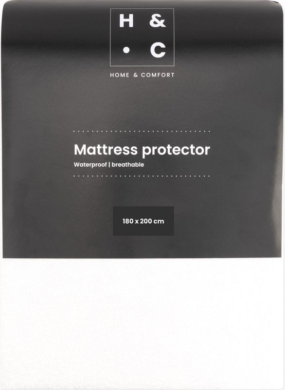H&C Matrasbeschermer - Waterdicht - 180 x 200 cm - 100% PES Jersey