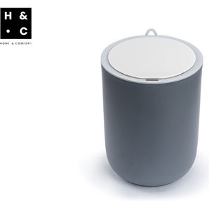 Home&Comfort - Sensor Prullenbak - Grijs - 8 Liter