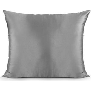 Home&Comfort - Satijnen Kussensloop - Grijs