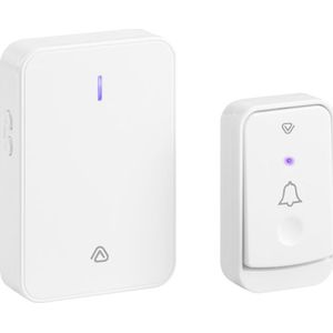 Vlectro Draadloze Deurbel - Wit - 2 Ontvangers - Waterdicht en Flexibel Gebruik