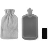 H&C Warmwaterkruik XXL - Zachte Pluche Hoes - Langdurige Warmte - Wasbare Hoes
