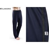 Milanoro - Set van 2 Joggingbroeken - Marineblauw/Antraciet - Sportieve Comfort
