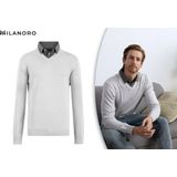 Herenpullover - Donkergrijs - Met Overhemdkraag