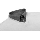 Herenpullover met overhemdkraag - Olijfgroen - S