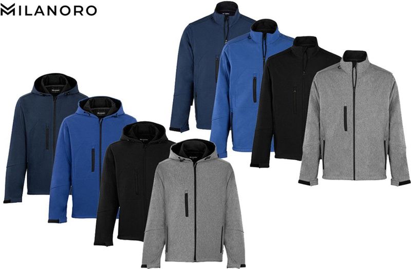 Milanoro - Wind- en Waterdichte Jas - Navy - Fleece Voering