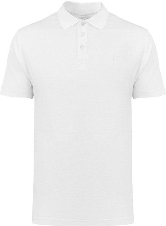 Elegante polo voor heren - Wit - S