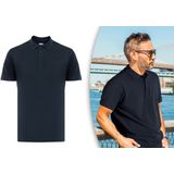 Elegante polo voor heren - Lichtgrijs - S