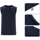 Milanoro - Mouwloze T-shirts - Donkergrijs - 100% Katoen