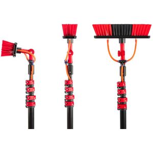 Hortensus - Telescopische Waterborstel - 4,6 m - Voor Gevels en Ramen
