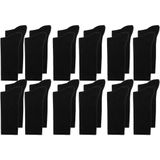 Milanoro - Bamboesokken - Zwart - 12 Paar - Hypoallergeen