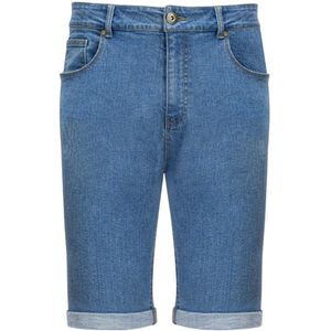 Milanoro - Jeansshort - Lichtblauw - Katoenmix
