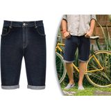 Milanoro - Jeansshort - Lichtblauw - Katoenmix
