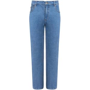 Milanoro - Jeansbroek - Donkerblauw - Straight Fit