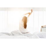 Hom&Com - Zomerdekbed - 240x220 cm - 200g/m² - Lichtgewicht - Ademend - OEKO-TEX Gecertificeerd