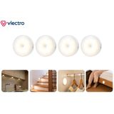 Set van 4 Ledspots - Draadloos - Met Sensor - Kwalitatief - 2 Lichtmodi