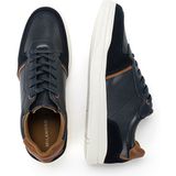 Casual schoenen - Cognac - Leren Herensneakers